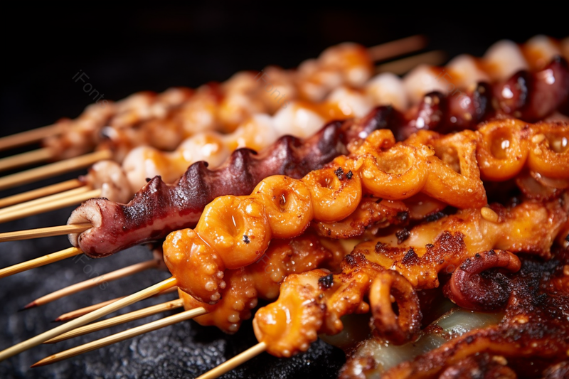 铁板鱿鱼美食实拍摄影图,高清,摄影图,摄影图片,图片大全,摄影图免费下载